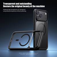 Nouvelles Tendances : Coque Magnétique pour iPhone 18 Pro Max, Housse de Protection Transparente Anti-Rayures en TPU+PC Antichoc pour iPhone 16, 17e, 18 Pro