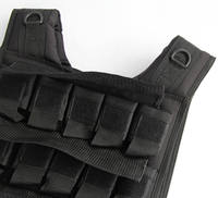 Chaleco de Peso para Ejercicio Físico Comercial, Ajustable, Ecológico, Ergonómico, Transpirable, Ligero, Relleno de Partículas de Hierro