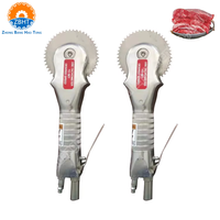 Couteau à dépecer pneumatique haute vitesse, lame en acier inoxydable 304, équipement de transformation de la viande pour abattoirs de bovins, ovins et porcins