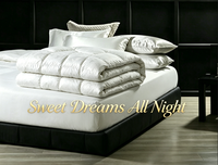 Couette en duvet de canard toutes saisons, taille Queen, blanche, douce, chaude et respirante, ensemble de literie pour la maison