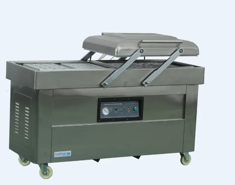 Brother Industrial Double Chamber Vacuum Sealer Commercial Food Meat Vaccum Packing Sealing Machine DZ400/2SB
