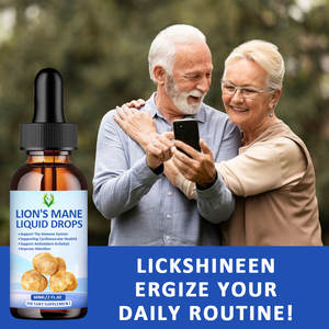 OEM ODM Gouttes liquides organiques de champignons crinière de lion 1500mg d'antioxydant pour augmenter la concentration et la mémoire pour adultes Complément alimentaire - Product Image 6