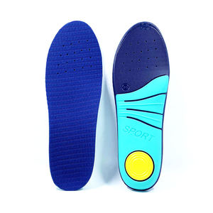 Semelles orthopédiques sportives en PU bleu, antichoc et antidérapantes, modèle en gros à prix abordable, fabriquées en Chine - Product Image 4