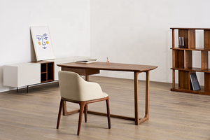 Bureau d'ordinateur en bois de style scandinave moderne, bureau de haute qualité, pour maison d'étude - Product Image 6