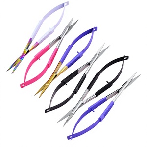 กรรไกรตัดคิ้วแบบสปริงกรรไกรตัดเล็บสเตนเลสขนาดเล็กสำหรับผู้หญิง - Product Image 1