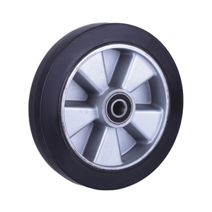 Chine <span class=keywords><strong>Roues</strong></span> en caoutchouc de haute qualité de 125 à 300mm avec centre en <span class=keywords><strong>aluminium</strong></span> Longue durée de vie Nouvelle condition pour les industries de vente au détail de restaurants - Product Image 4