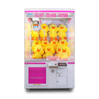 Arcade Luxury OFO Big Claw Catcher Machine Four-directional Joysticks Claw Crane Catcher 3 Hooks Coin Operated Catcher