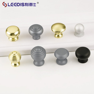 LGEDIS Cabinet <b>Knobs</b> Round Aluminum Alloy Minimalist Furniture Hardware Handles for Drawer Door Cabinet - Product Image 3