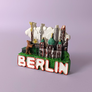 Aimants de réfrigérateur 3D faits à la main en résine, souvenirs touristiques de villes européennes (Allemagne), aimants décoratifs pour réfrigérateur, promotion, vente en gros - Product Image 4