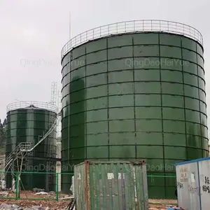 Uzun ömürlü tarım sulama ekipmanları monte emaye preslenmiş çelik tank
