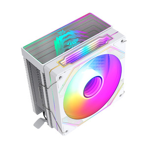 QiuzAim 4 구리 히트 파이프 ARGB <span class=keywords><strong>CPU</strong></span> 쿨러 인텔 12 세대/AMD 및 LGA1200/1151 12cm 프리즘 PWM 팬 4 핀 저소음 냉각 - Product Image 3