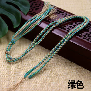 שרשרת יהלומים בסגנון אתני tibetan בעבודת יד חבלים תליונים חבלים שרשרת חבל קלוע - Product Image 2