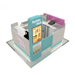 Tùy chỉnh thiết kế sáng tạo chất lượng cao kiosk cho hiển thị thực phẩm véc ni xử lý bề mặt Mall đứng - Product Image 3