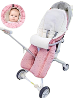 Couverture de poussette pour bébé, mode d'hiver, à jambes séparées, matelassée, sac de couchage pour poussette, coupe-vent, garde au chaud