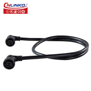 Cnlinko YM 20 3 pinos Overmolded plástico e fio Circular IP68 impermeável conector - Product Image 2