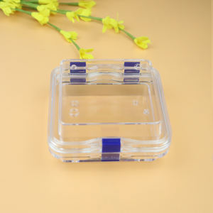 Popolare scatola di plastica Detnal corona trasparente scatola di visualizzazione di gioielli scatola di membrana per la mostra prodotto per l'igiene orale - Product Image 4