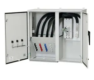 OEM y ODM generador de panel de control generador grifo caja de montaje en pared con compartimento lateral