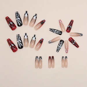 Suministros para <span class=keywords><strong>uñas</strong></span> Productos <span class=keywords><strong>de</strong></span> belleza Prensa en las <span class=keywords><strong>uñas</strong></span> Venta al por mayor Ballet largo <span class=keywords><strong>Halloween</strong></span> Spider Man Usable Puntas <span class=keywords><strong>de</strong></span> <span class=keywords><strong>uñas</strong></span> acrílicas artificiales - Product Image 4