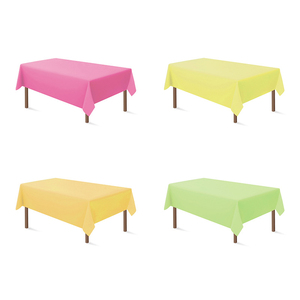 Peva nhựa bảng bìa không thấm nước dùng một lần ăn Khăn trải bàn cho các sự kiện tiệc cưới nhà hàng - Product Image 4