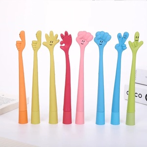 Stylos créatifs Kawaii en silicone souple, mignons, avec logo personnalisé, papeterie décorative, jeux, stylos à bille créatifs pliables en silicone - Product Image 1