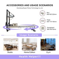 Equipo de medio trapezoidal de aluminio Smooth Mast, fácil de guardar, con correa de cuerda, par, programa de cuerpo completo para centros de fitness