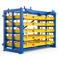 Industrielles Stahlblech-Schubladenregal Gabelstapler-Ladefähige Hochleistungs-Antirost-Lagerlösung für Acryl- und Kunststoffplatten