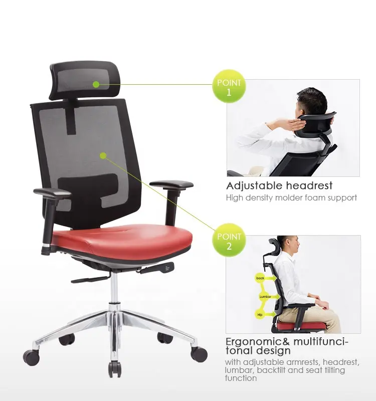 Cheemay ufficio di alta qualità della maglia boss ergonomico executive sedia capo