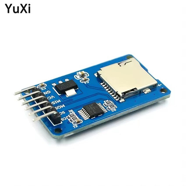 MicroSD Card Adapter Micro SD Card Mini TF Card Reader Module SPI interfaces with level converter chip 5V/3.3V For Arduino DIY
