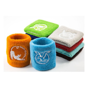 Al por mayor Muñequeras deportivas de algodón bordadas para baloncesto y tenis - Product Image 3