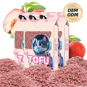 Arena orgánica para gatos OEM personalizada con fragancia de limón, arena para gatos Premium sin polvo en forma de bola ecológica a base de plantas Tofu para gatos - Product Image 2