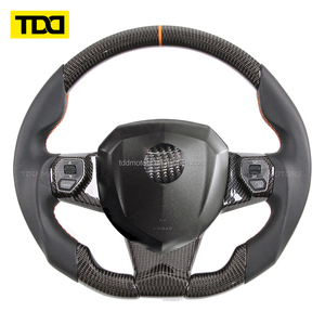 พวงมาลัยคาร์บอนไฟเบอร์แท้ TDD สำหรับ Lamborghini Aventador Svj S Exhaust Lp740 Convertible - Product Image 1