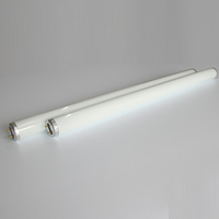 Tube fluorescent en verre T8 6500K D65, lumière du jour standard, tube de correspondance des couleurs, CRI élevé 80, durée de vie 50000H