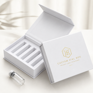 2ml 3ml 5ml 10ml Vial Bottle Pharma Paper <b>Box</b> Magnetic Hard Cardboard <b>Box</b> With Foam Eva Vial Cosmetie Packaging <b>Box</b> - Product Image 1