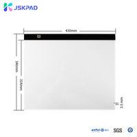 Nouveau Portable Réglable Animation Pad A3 Taille LED Tracing Board Tattoo Tracing Board Led Light Pad pour Artistes