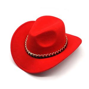 Chapeau de cowboy unisexe à cinq clous Nouveau style de chapeau rayé pour adultes occidentaux pour la pêche et les voyages en plein air Fabriqué au Mexique - Product Image 5