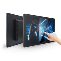 Pantalla Táctil Full HD de 21.5 Pulgadas, Panel PC con Soporte de Pared/Escritorio para Kiosco/TPV/IA/IOT/Publicidad/SOP