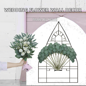 Panneaux muraux floraux en plastique blanc et rose de haute qualité pour mariage, centres de table et décorations de table 60x40cm, Fête des Mères - Product Image 2