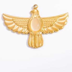 Accesorios de Joyería Hechos a Mano con Piedra Natural y Baño de Oro de 18K, Dijes de Moda de Acero Inoxidable para DIY - Product Image 5