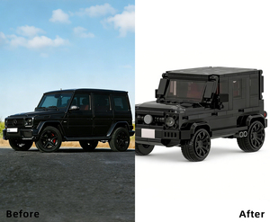 Custom Vehicle Toys Boys SUV Cars for Adult Toy Mini Moc Diy Bricks <strong>Model</strong> Suv Car Building Block Sets - Product Image 2