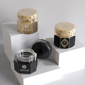 150G Custom Label Screw Cap Cosmetic Packaging <b>Empty</b> Bottle Glass <b>Jar</b> Glass Can Screen Printed With Box - Product Image 5