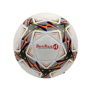High Quality PVC Soccer Ball Custom Size 5 Football Balloon Bola De Futebol for Training and Racing for Adults