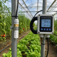 Capteur de température et d'humidité SHT30, transmetteur I2C 4 fils -40~125 ° Sonde en acier inoxydable C avec câble de 1M/3M/5M pour HVAC, serre et IoT