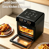 Oven Penggorengan Udara Kapasitas Besar 10.3L, Jendela Transparan, Multifungsi, Dapur Rumah, OEM, Label Pribadi, Pabrik Sumber