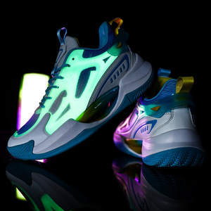 Chaussures de basketball lumineuses <span class=keywords><strong>pour</strong></span> hommes, nouveau style, respirantes, amortissantes, basses, décontractées, <span class=keywords><strong>pour</strong></span> étudiants - Product Image 4