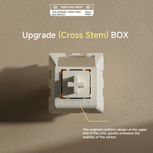 Interruptores de Teclado Lineales Kailh <span class=keywords><strong>Lunar</strong></span> Box Switch Cross Stem Box, Mecánicos, Fuerza de Accionamiento de 45±10gf, POK, 80 Millones de Ciclos - Product Image 4