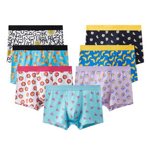 Ademend <span class=keywords><strong>Gay</strong></span> <span class=keywords><strong>Boy</strong></span> Cartoon Korte Boxer Slips <span class=keywords><strong>Sex</strong></span> Heren Sexy Plus Size Ondergoed Modal Katoen Spandex - Product Image 5