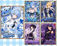 Cartes à collectionner XingChen Star-Blade Maiden en promotion, mettant en scène des personnages féminins d'anime populaires, cartes de jeu de société