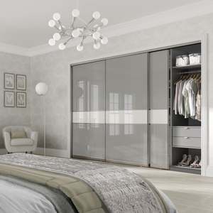 Armoire de chambre à coucher à porte coulissante moderne, armoire sur mesure, meubles de chambre à coucher - Product Image 3