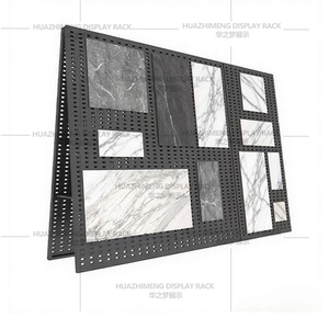Có thể điều chỉnh Pegboard đấm lỗ Đá Cẩm Thạch ceramictile showroom Rack hiển thị Granite đá Mẫu chủ Kim Loại hiển thị đứng kệ - Product Image 1