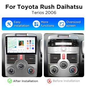 วิทยุติดรถยนต์ Junsun ระบบ Android Carplay สำหรับ Toyota Rush DAIHATSU TERIOS ปี 2006-2016 พร้อมพัดลมระบายความร้อนในตัว ระบบนำทาง GPS สเตอริโอในรถยนต์ - Product Image 2